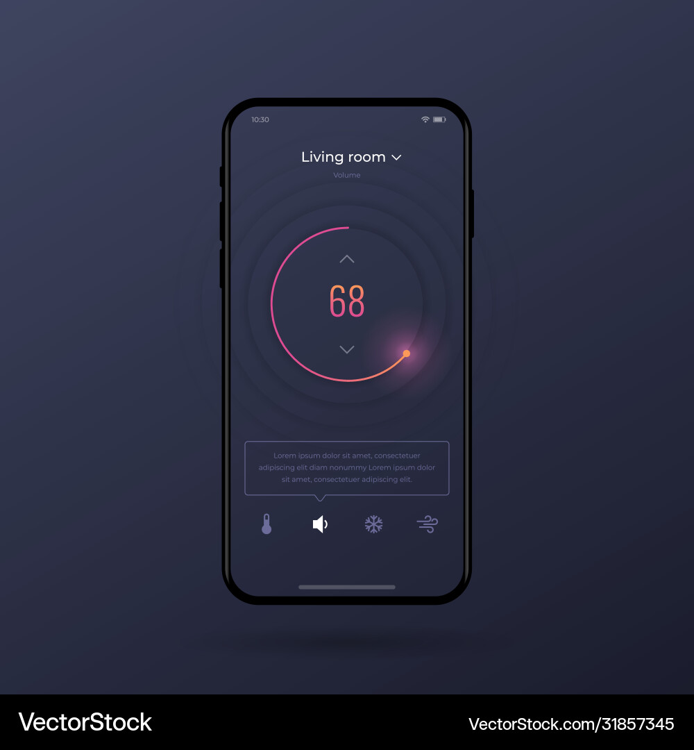Dashboard ui and ux kit control center design vector image