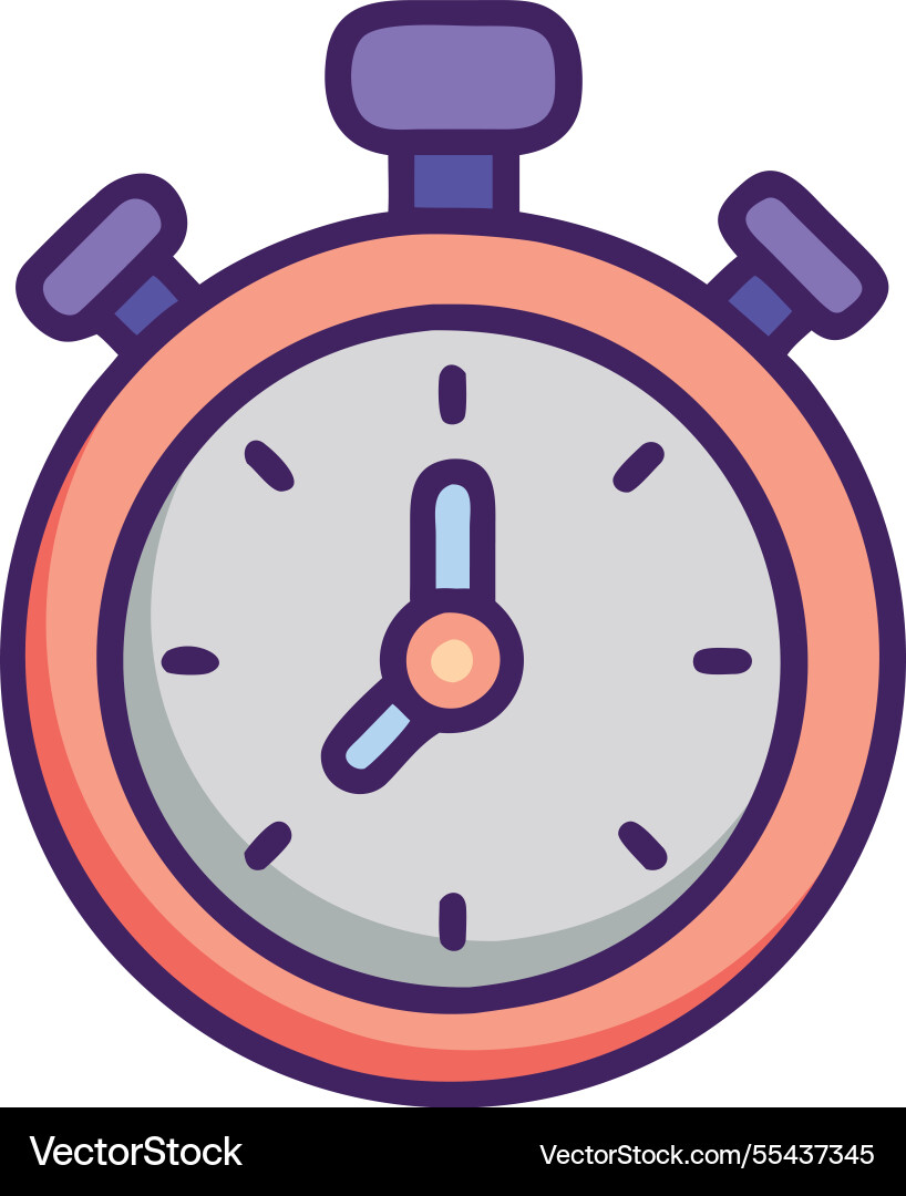 Running timer icon vector image