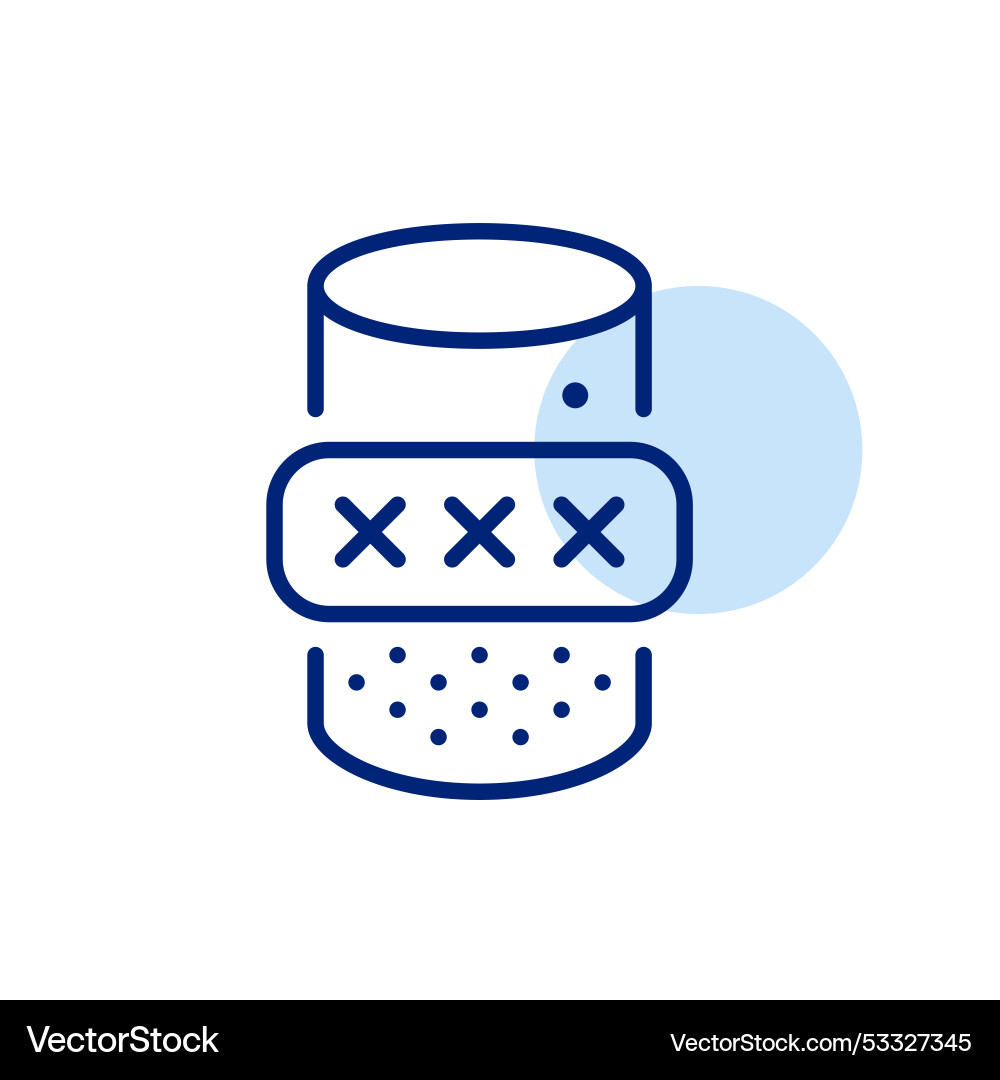 Smart speaker and password voice authentication vector image