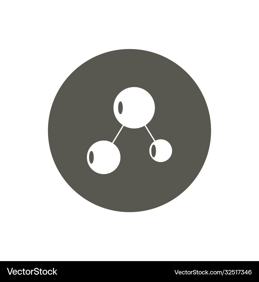 Molecule icon Royalty Free Vector Image - VectorStock