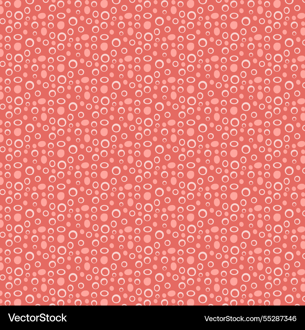 Seamless pattern with red polka dots Vector Image