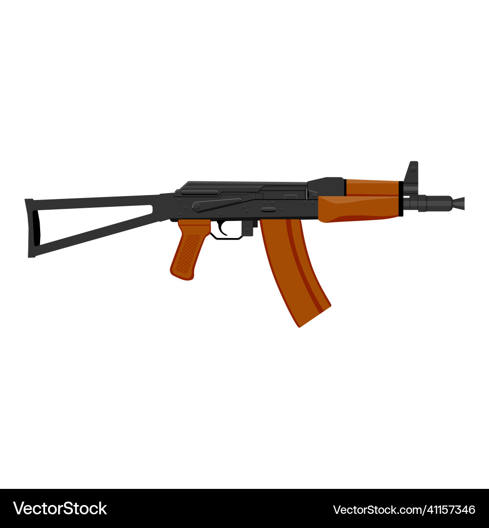 Weapon Sammlung akm kalashnikov Maschinenpistole Weapon Sammlung akm kalashnikov Maschinenpistole vektorbild