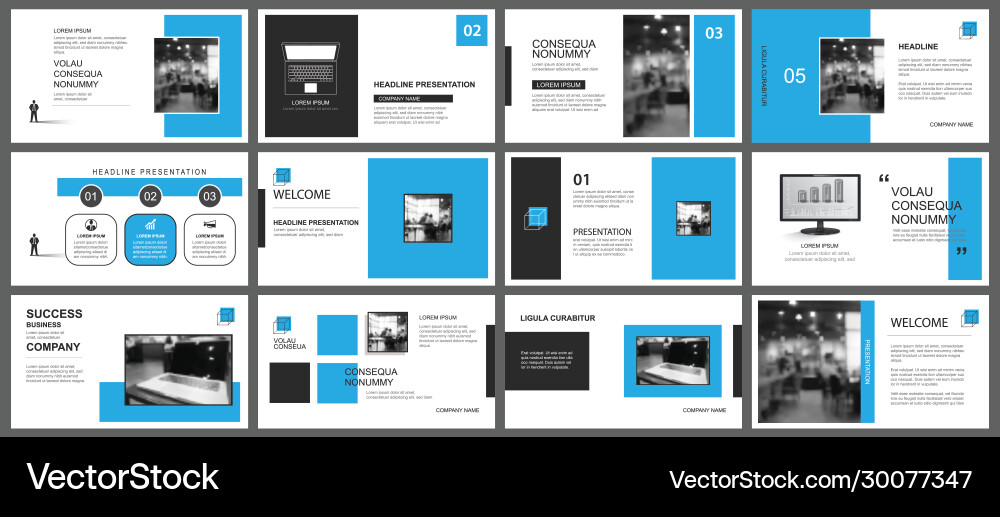 Presentation and slide layout template design Presentation and slide layout template design Vector Image