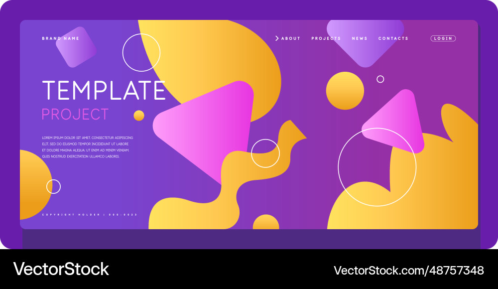 A template to use in your design composition A template to use in your design composition vector image