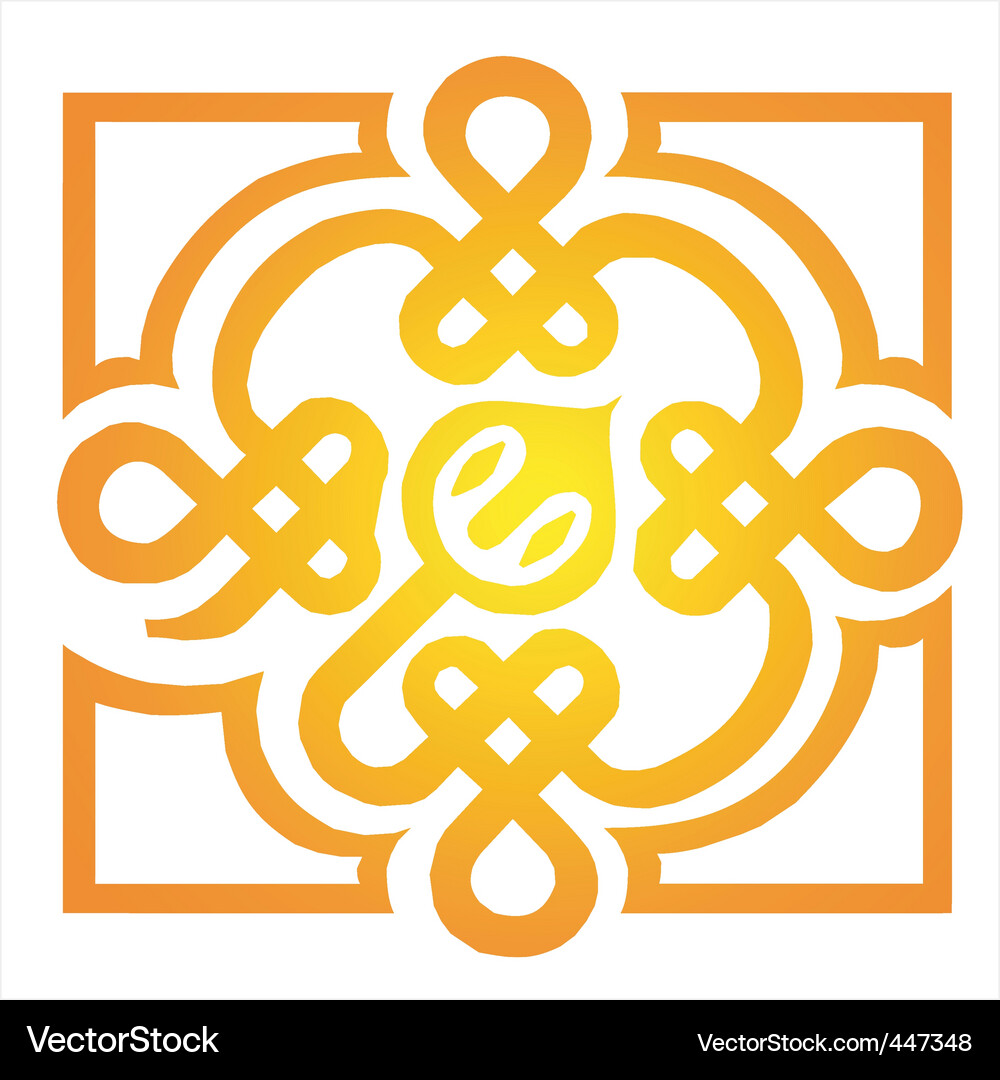 Rangoli Pattern Vector Image