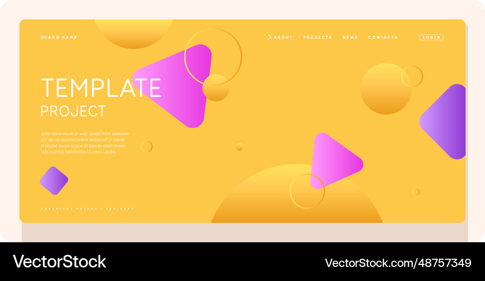 A template to use in your design composition A template to use in your design composition Vector Image