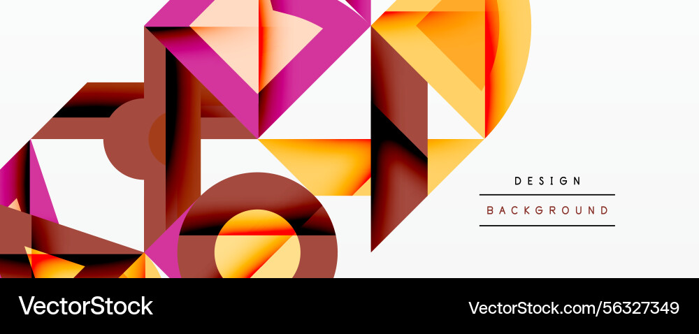 Abstract geometric pattern polygons overlap Abstract geometric pattern polygons overlap vector image