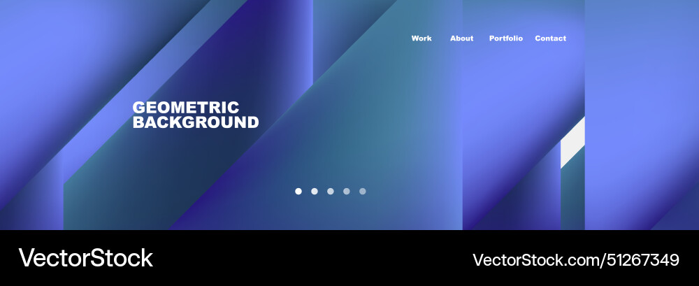 Triangle minimal web site page background design Vector Image