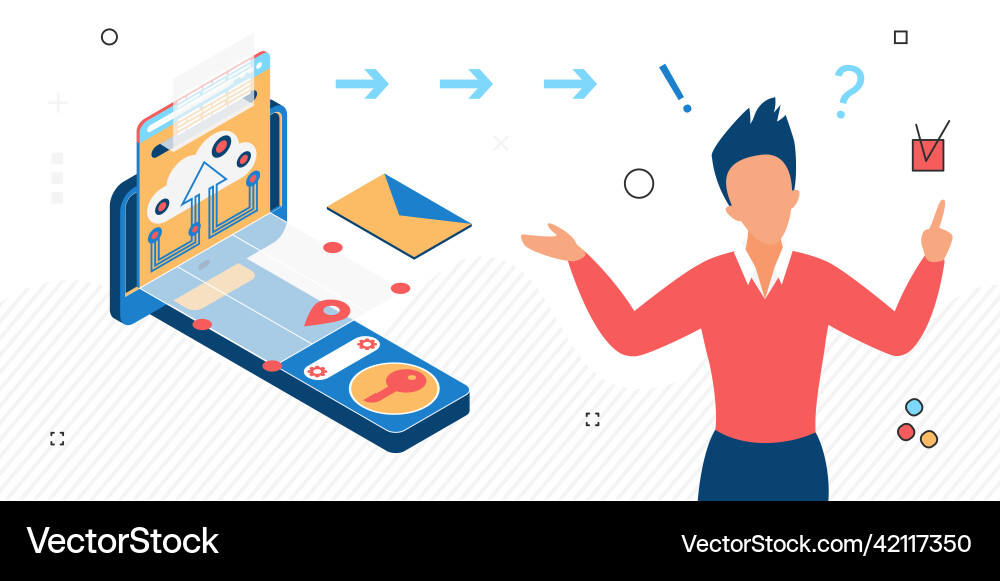 Software server platform providing securing vector image
