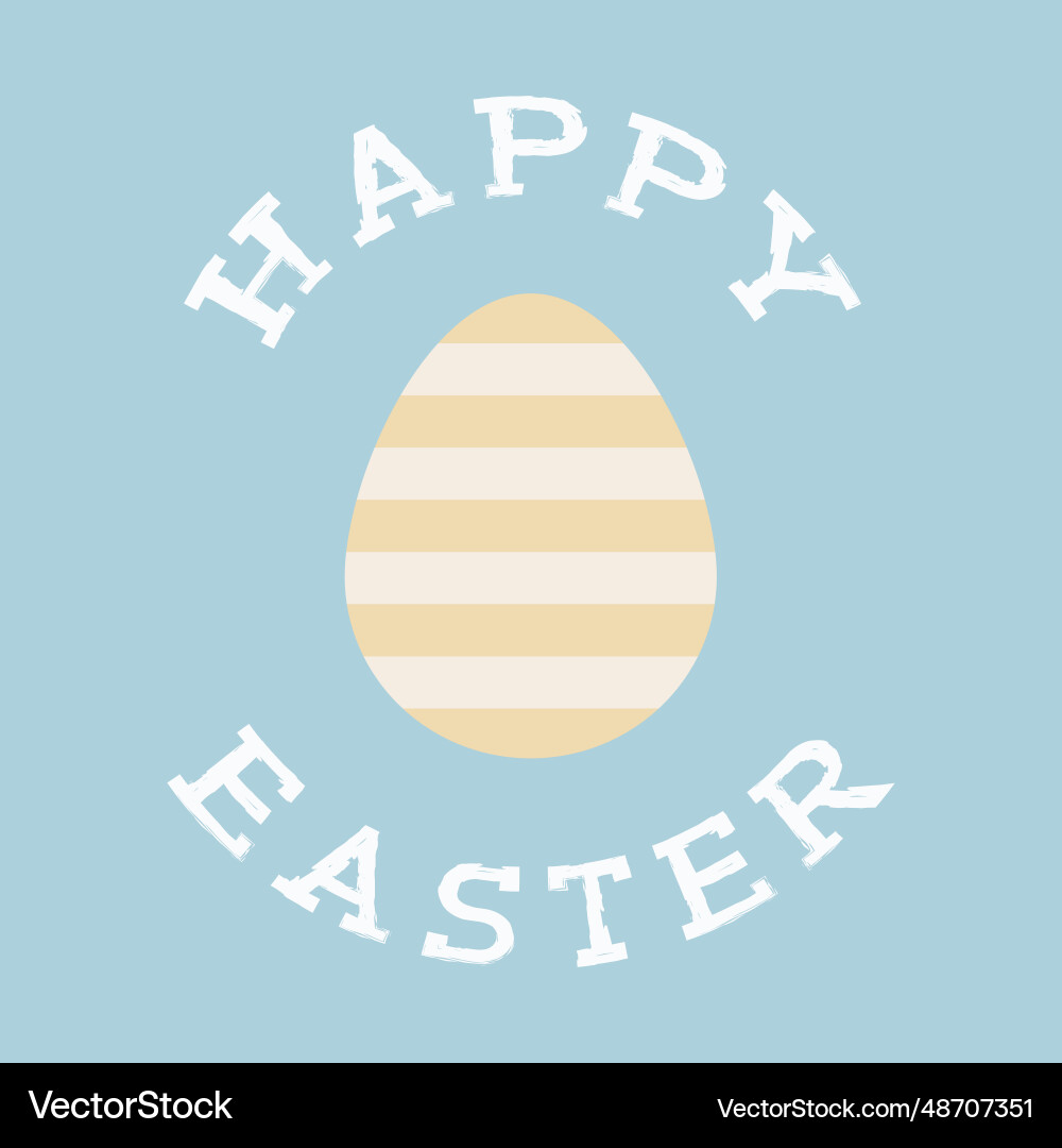 Cartoon background with easter egg Cartoon background with easter egg vector image