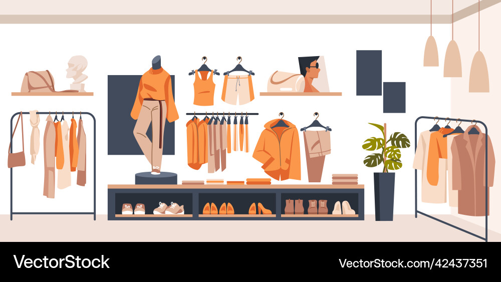 Charity Resale Shop Vector Image