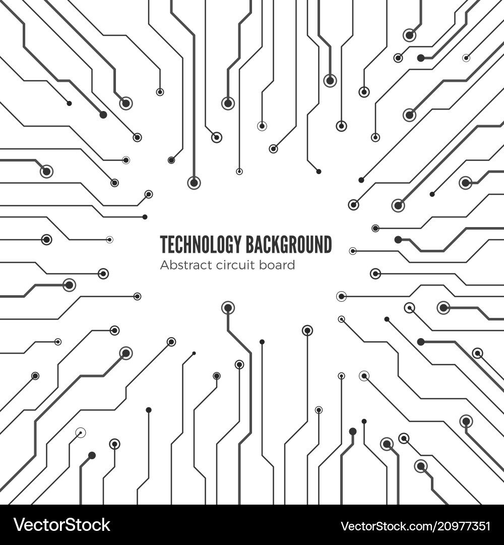 Circuit Board Background vector image