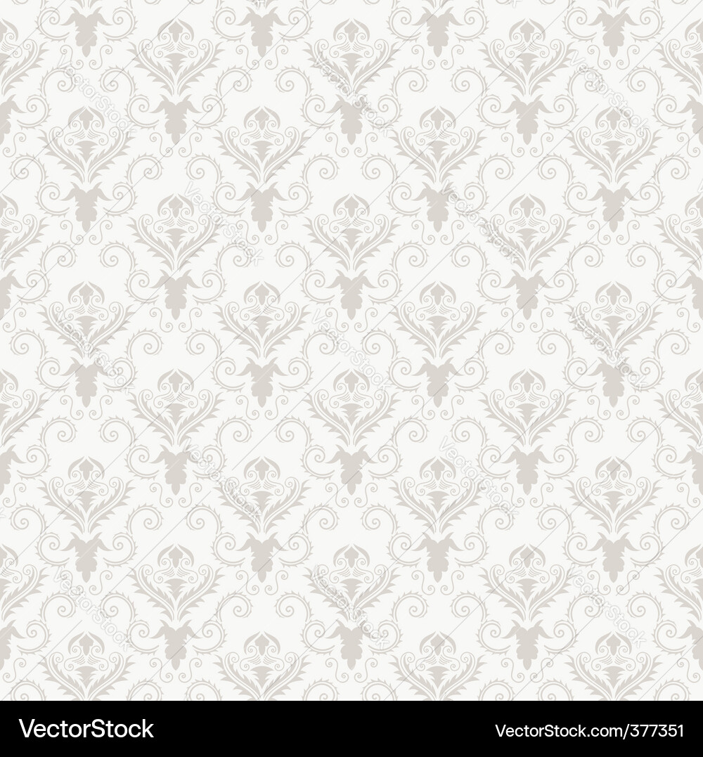 Elegant Damask Pattern vector image