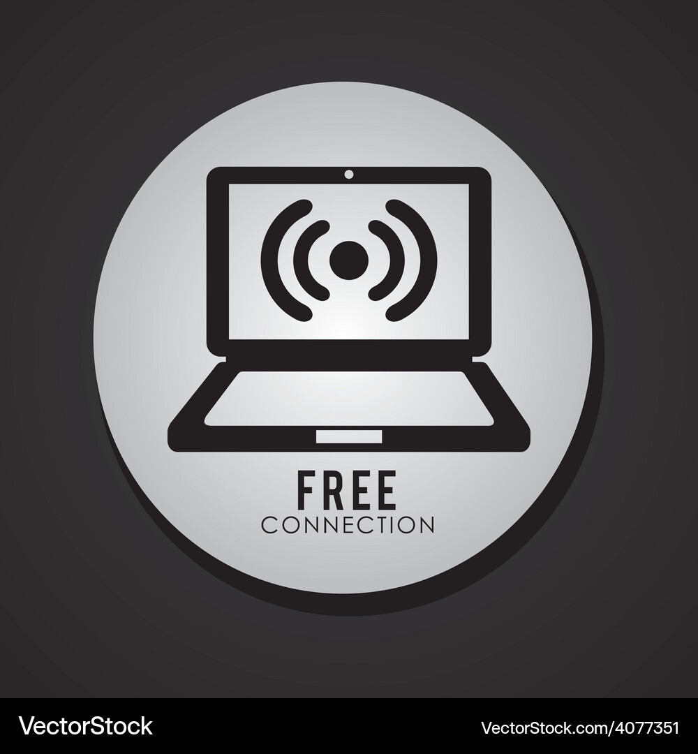 Wifi connection Vector Image