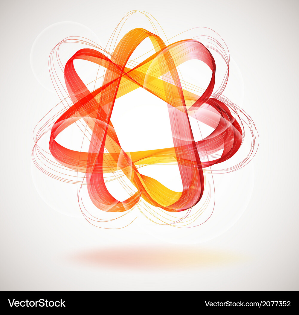 Abstract colorful background with star infinite Vector Image