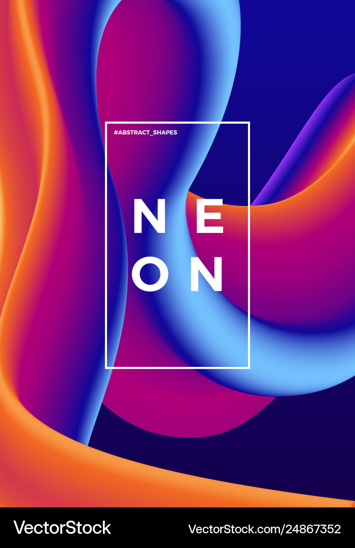 Abstract design template with 3d flow shapes Abstract design template with 3d flow shapes vector image