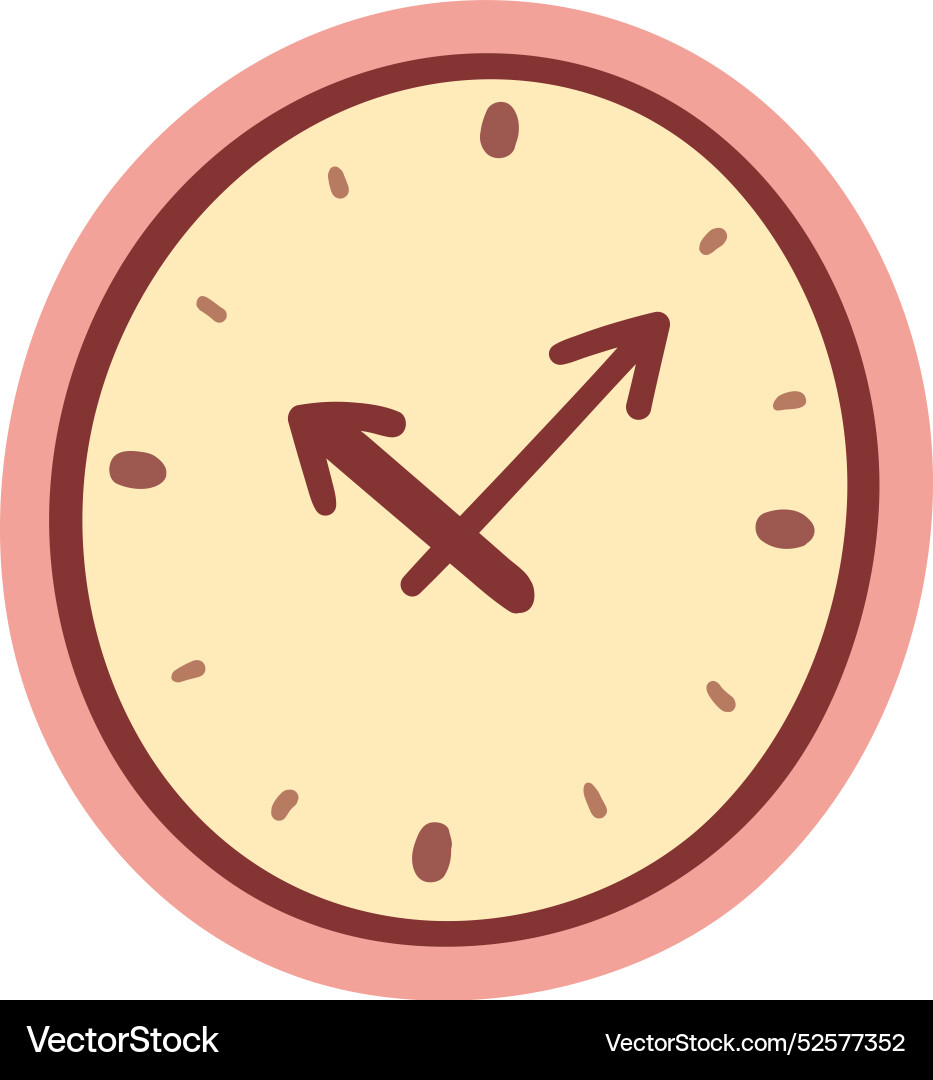 Analog clock face Analog clock face Vector Image