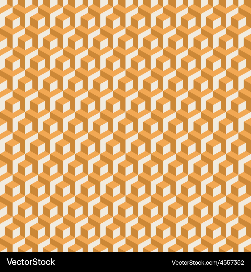 Cube pattern vector image