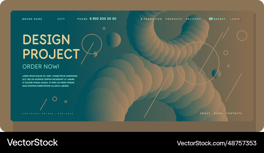 A template to use in your design composition A template to use in your design composition vector image