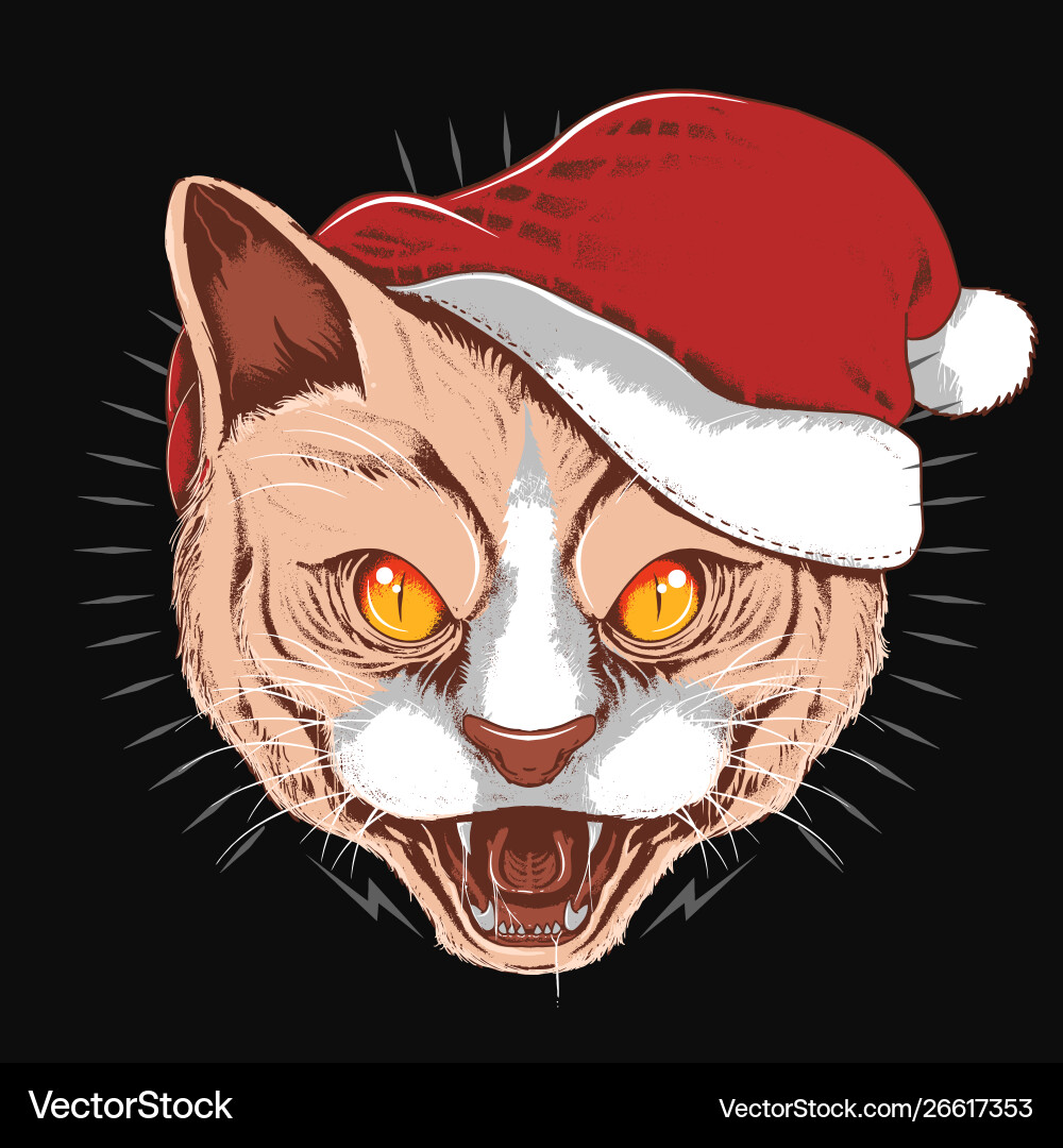 Angry christmas cat sale