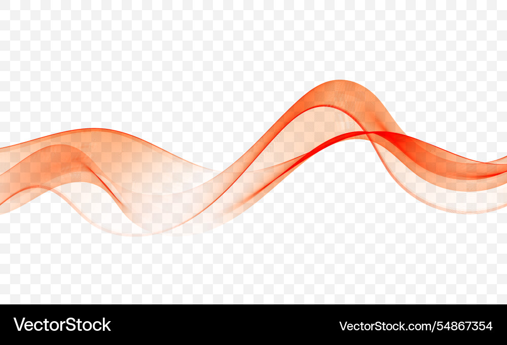 Abstract wave a flow of undulating transparent Abstract wave a flow of undulating transparent vector image