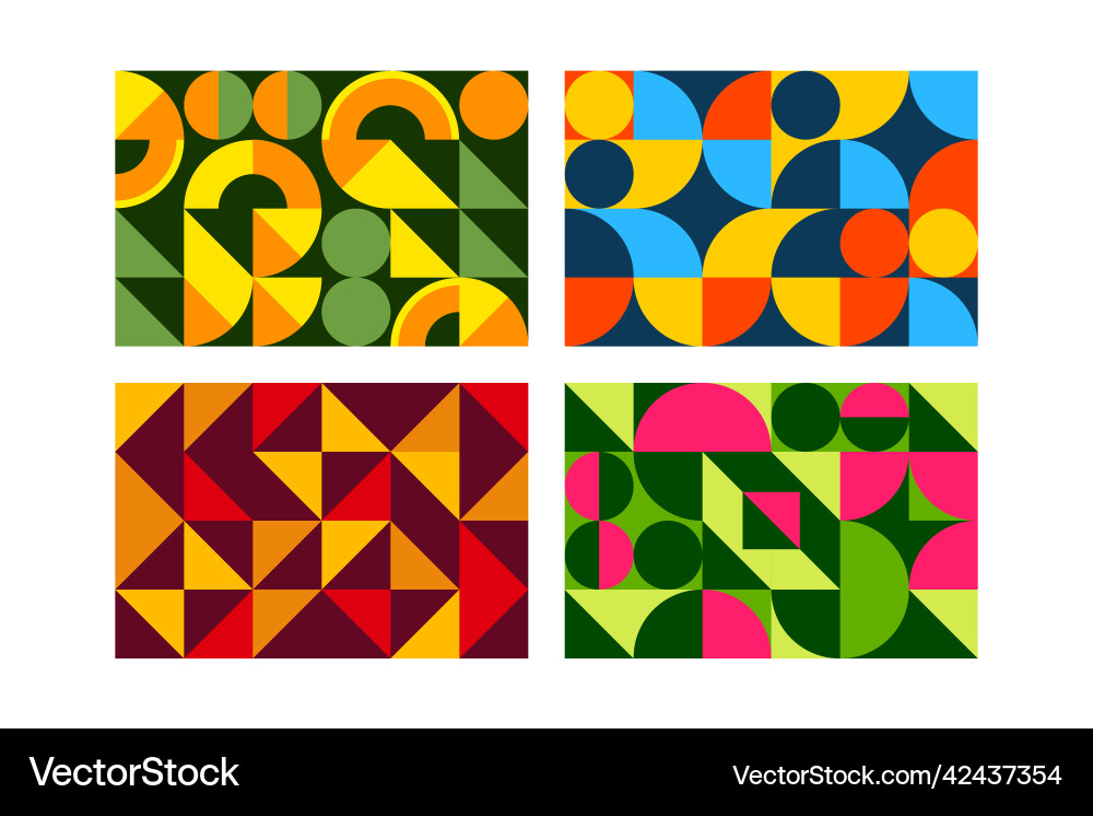 Geometric Modern Background Royalty Free Vector Image