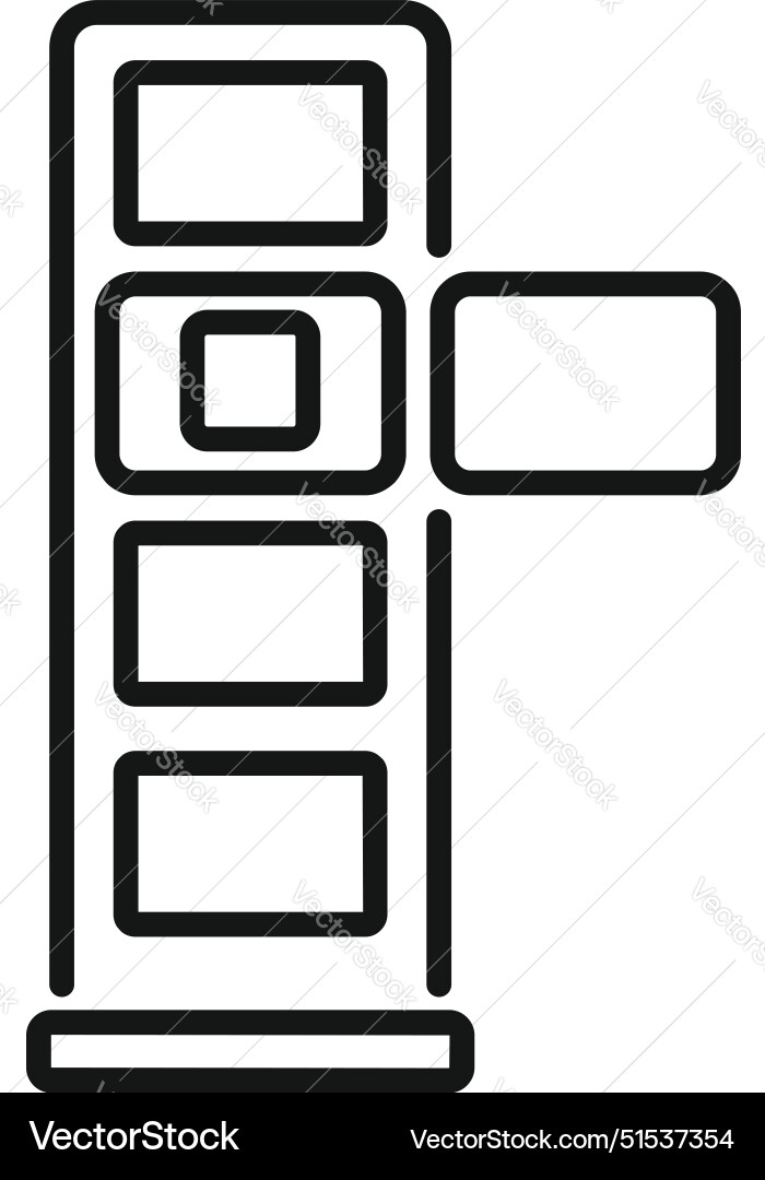 Modular building blocks creating structure Modular building blocks creating structure Vector Image