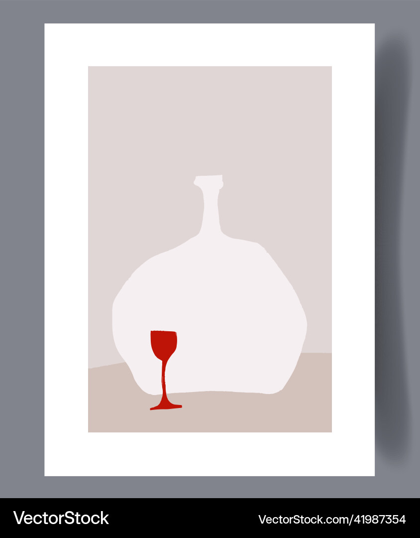 Printable wall art poster set Printable wall art poster set vector image
