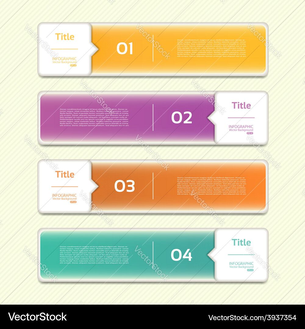 Progress background product choice or version Vector Image