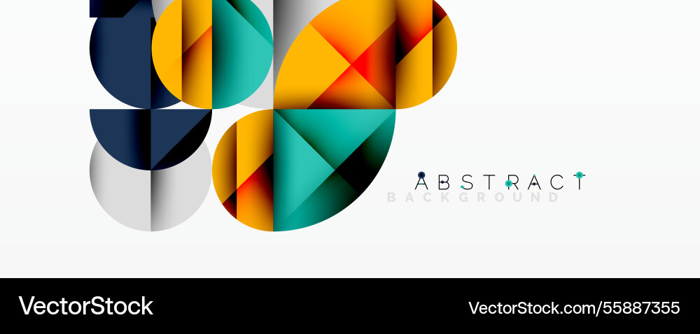 Abstract geometric design with intersecting Abstract geometric design with intersecting vector image