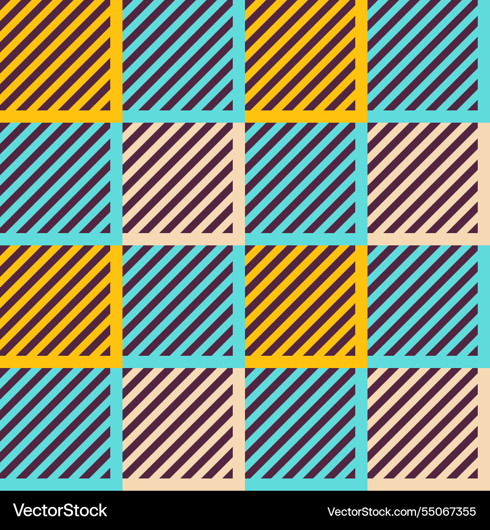 Abstract geometric seamless pattern with color Abstract geometric seamless pattern with color vector image