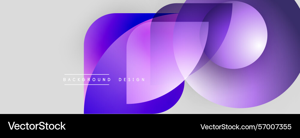 Abstract purple shapes overlap creating dynamic Abstract purple shapes overlap creating dynamic Vector Image