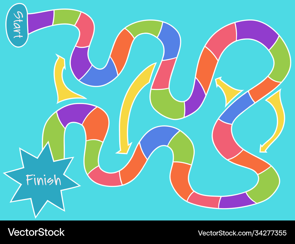 Printable Game Boards Blank Colored Template