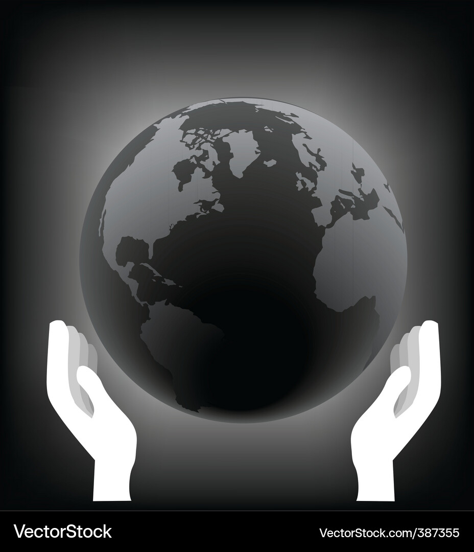 Globe background Vector Image