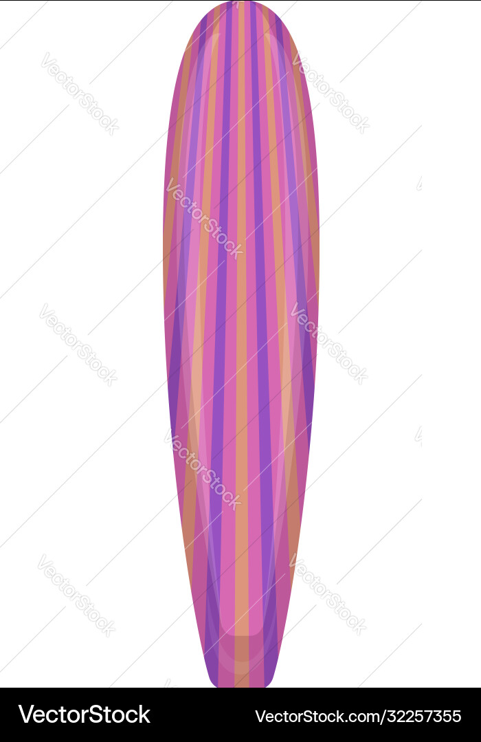 Wellensurfbrett Ikone Cartoon Stil Wellensurfbrett Ikone Cartoon Stil vektorbild