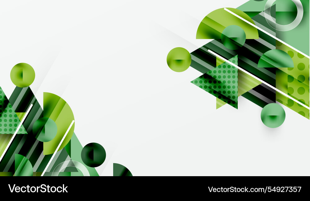 Modern abstract design with overlapping Vector Image