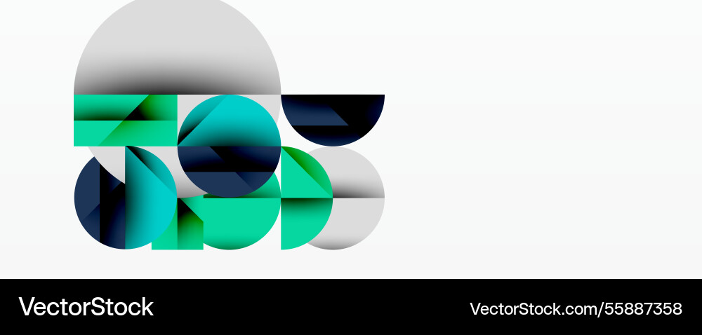 Modern abstract composition with layered circles Modern abstract composition with layered circles vector image