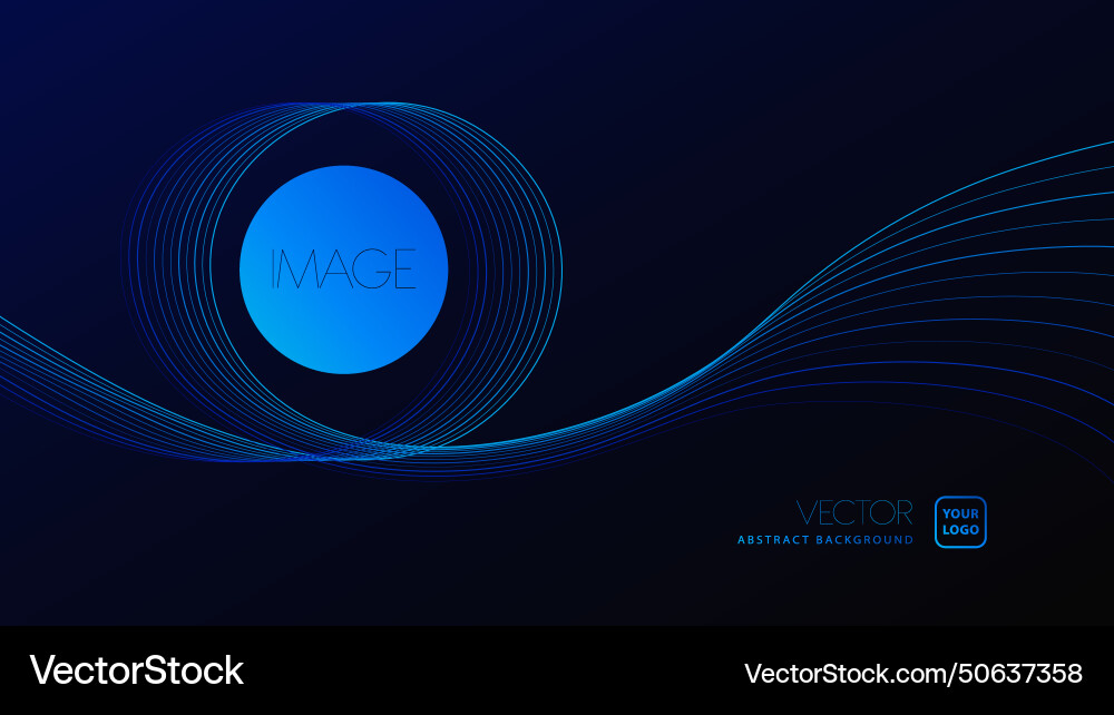 Shiny dynamic twisted light waves Vector Image