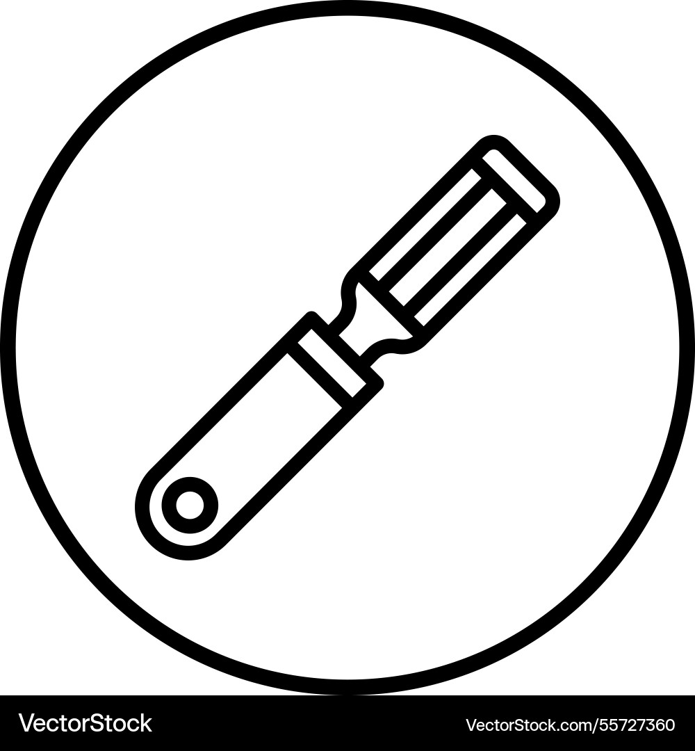 Chisel icon design Vector Image