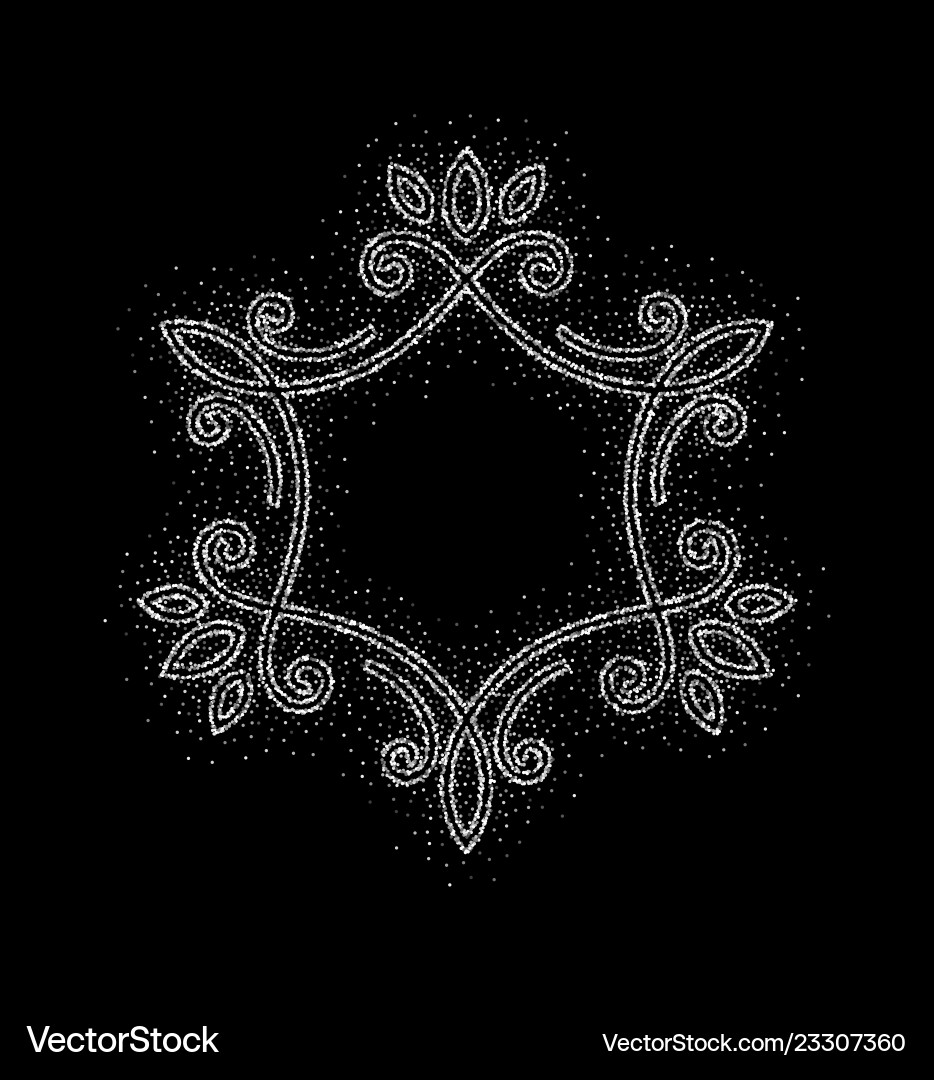 Elegant hand drawn retro floral frame Elegant hand drawn retro floral frame vector image