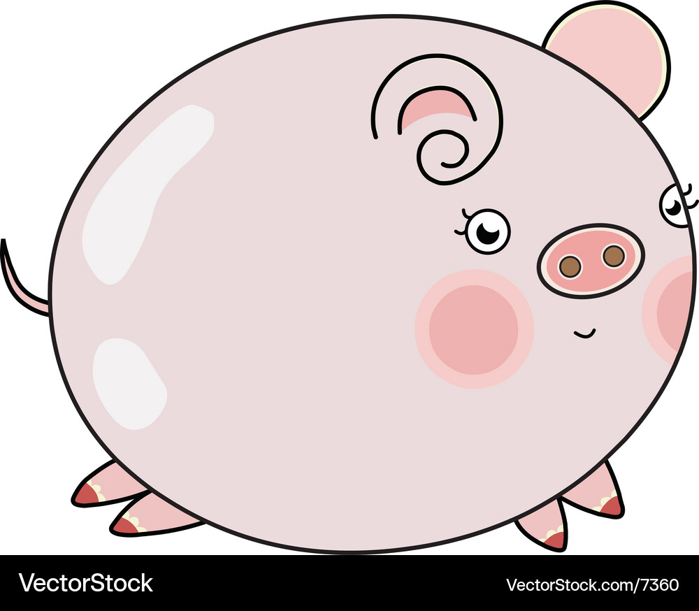 Pig Vector Image