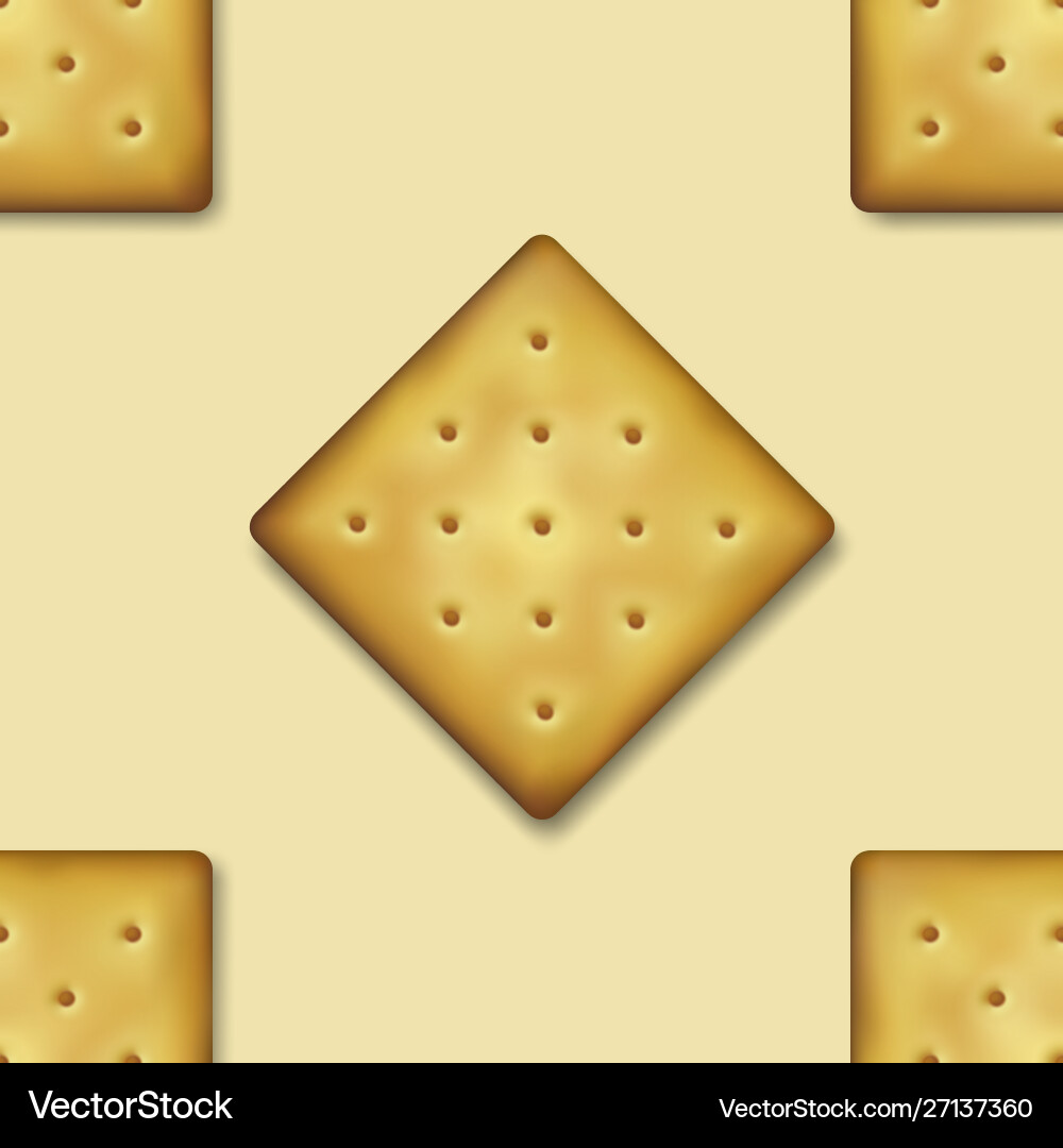 Seamless pattern with realistic 3d square vector image