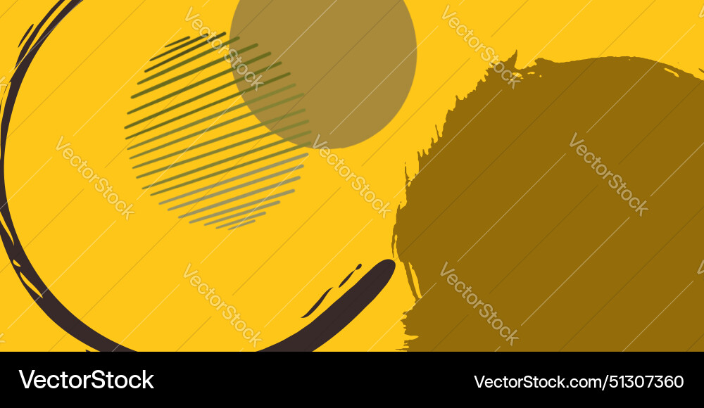 Seamless round pattern background with shapes vector image
