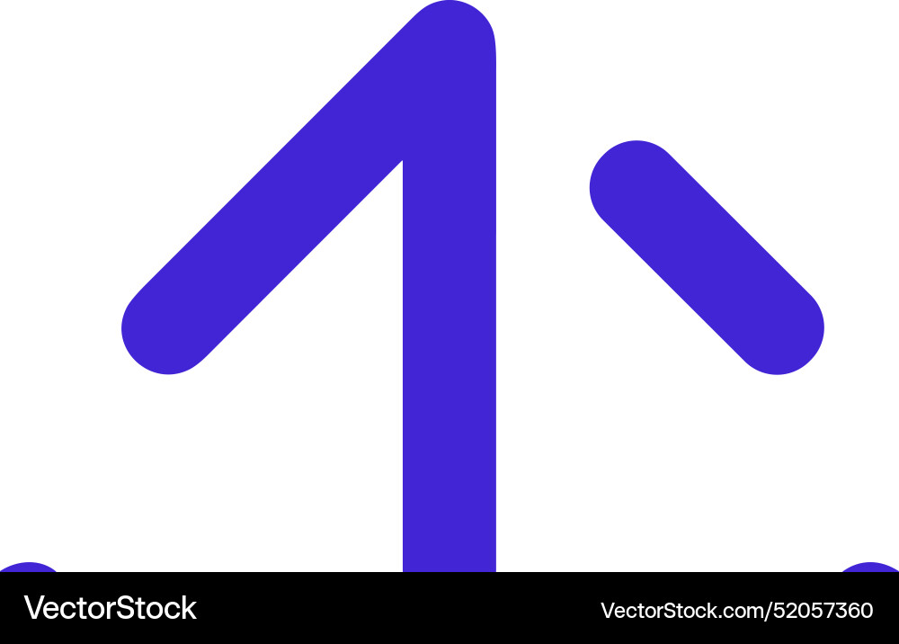 Upload outline icon symbol image Vector Image