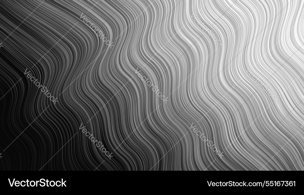Ripple waveform pattern grey shades striped Vector Image