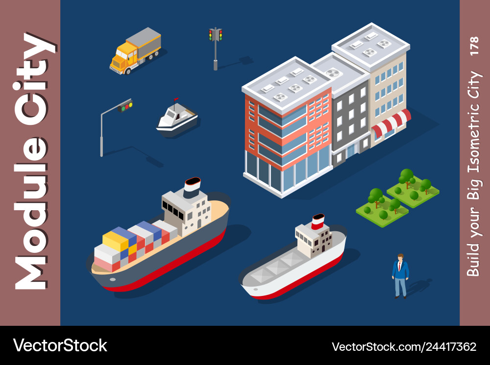 A set of design objects A set of design objects vector image