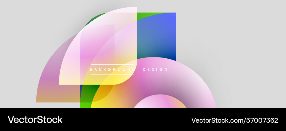 Abstract colorful shapes overlap creating dynamic Abstract colorful shapes overlap creating dynamic vector image