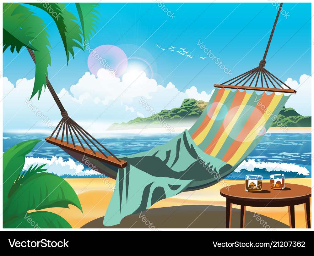 Hammock on the beach