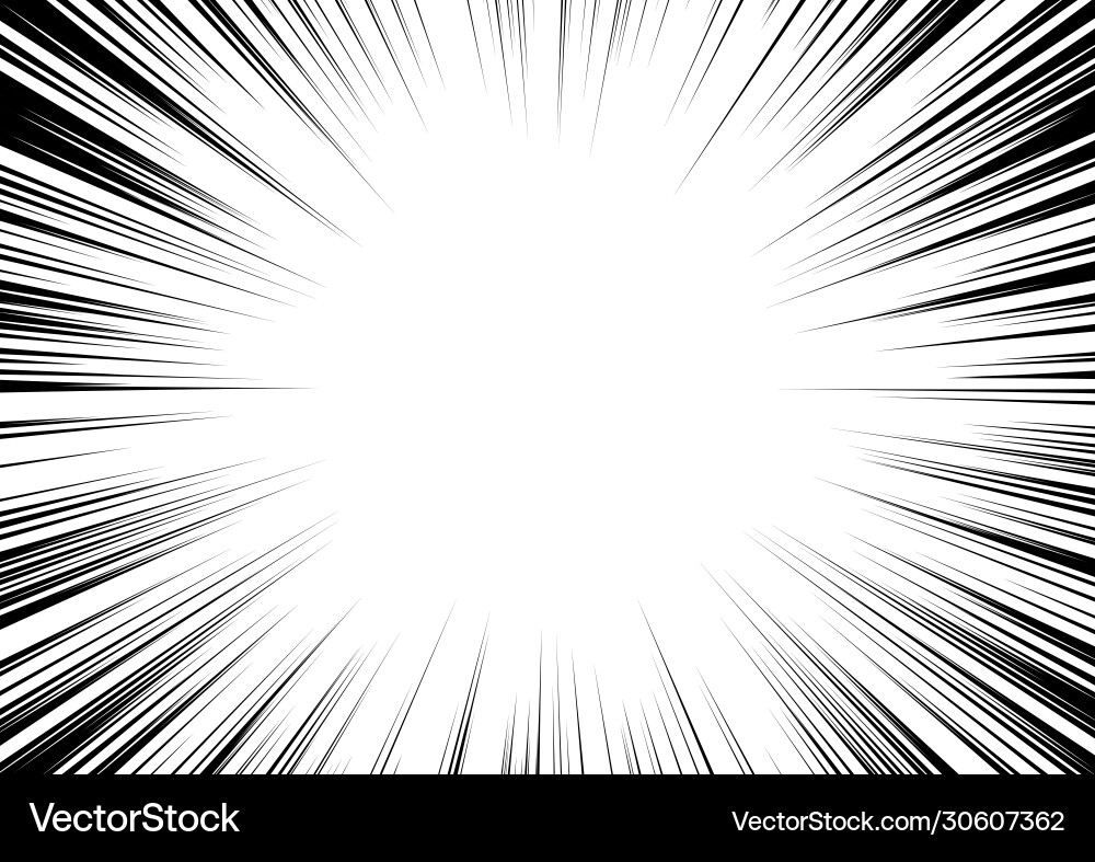 Radial Flash Rays Background vector image