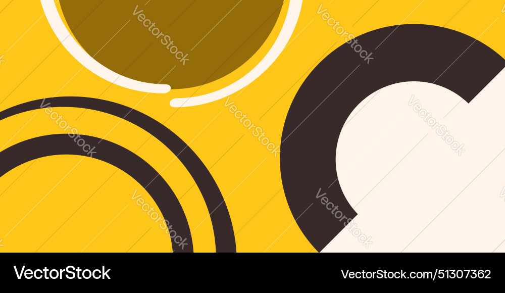 Seamless round pattern background with shapes vector image